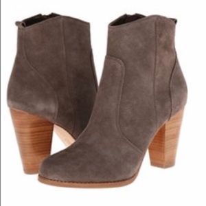 Joie Dalton Western Bootie in Cement Grey Like New